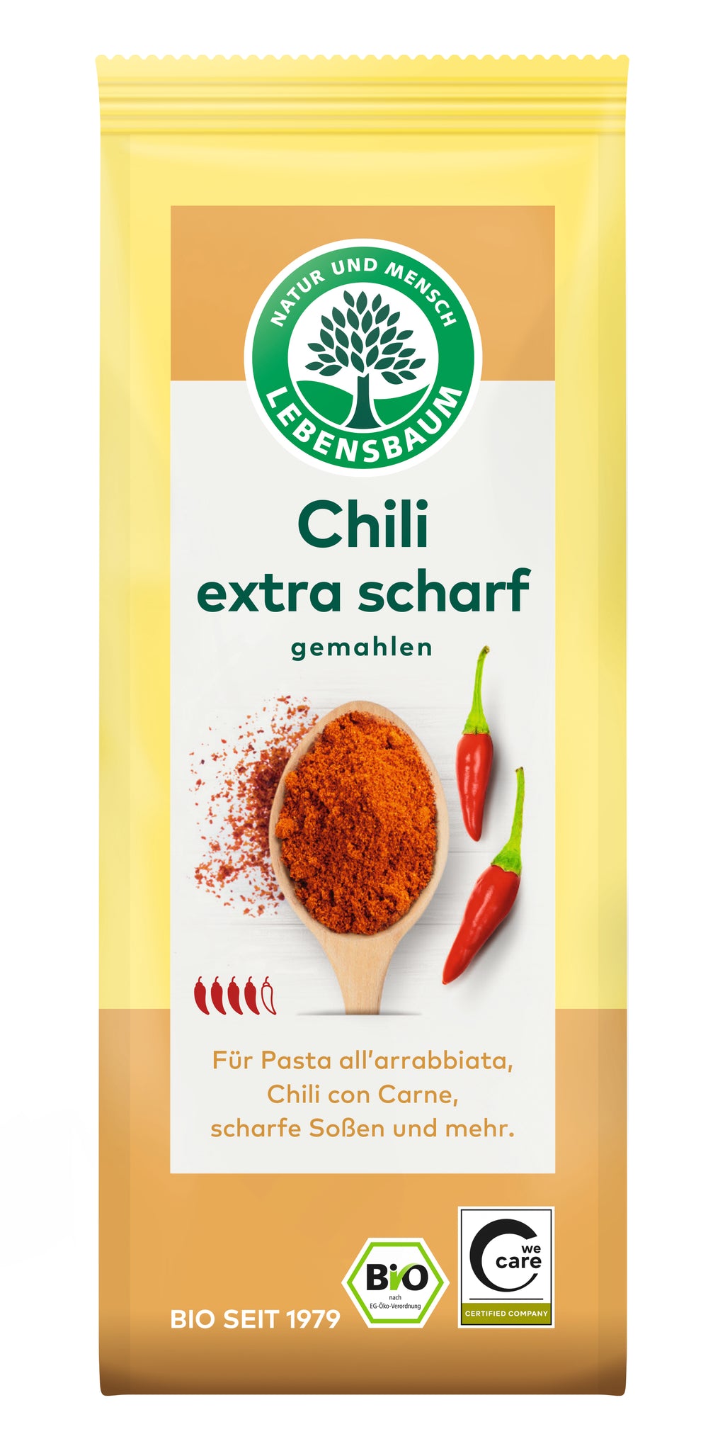 Chili extra scharf gemahlen Tüte 50 g