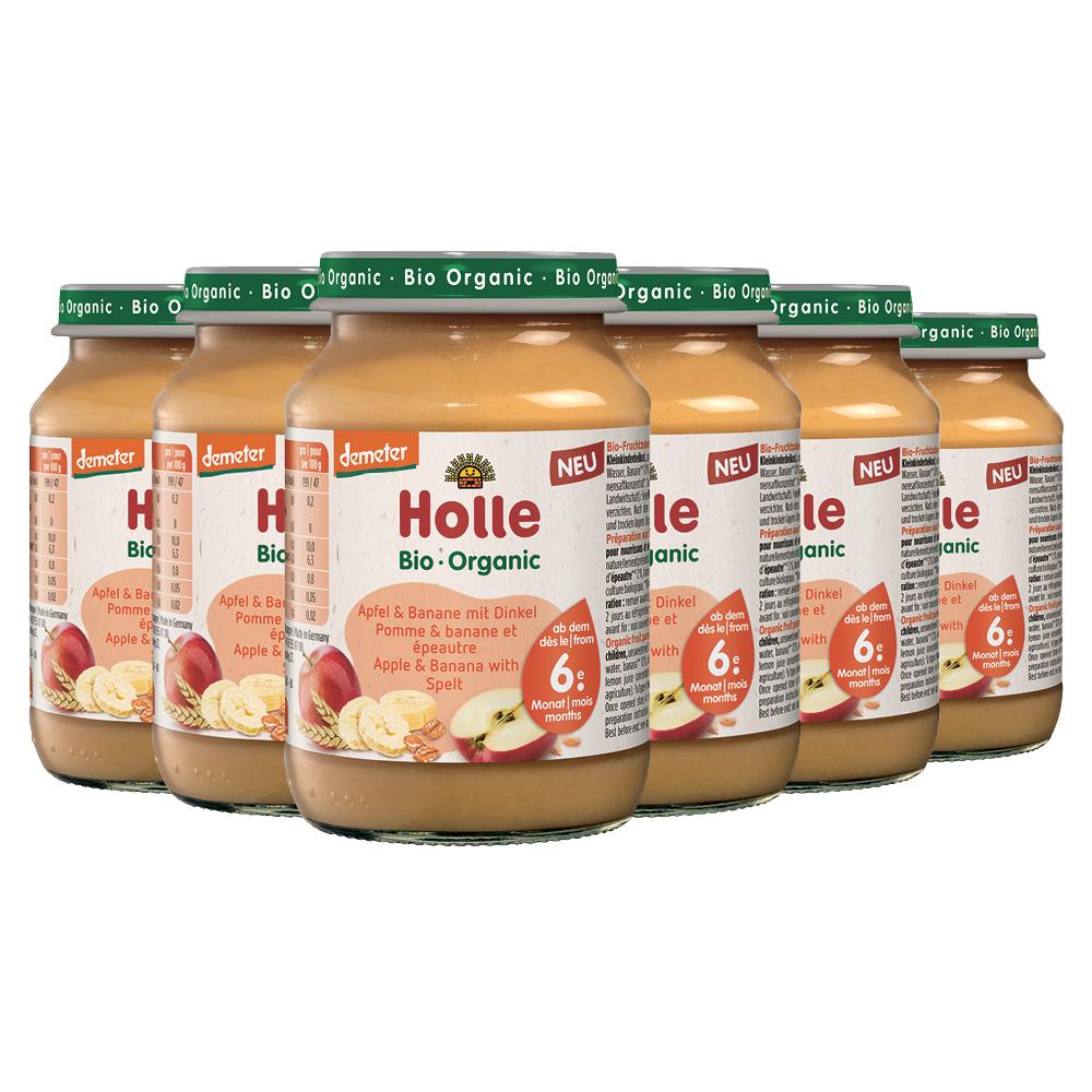 Apfel & Banane mit Dinkel ab 6. Monat demeter 190 g