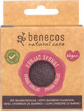 Natural Konjac Sponge black bamboo 1 Stk