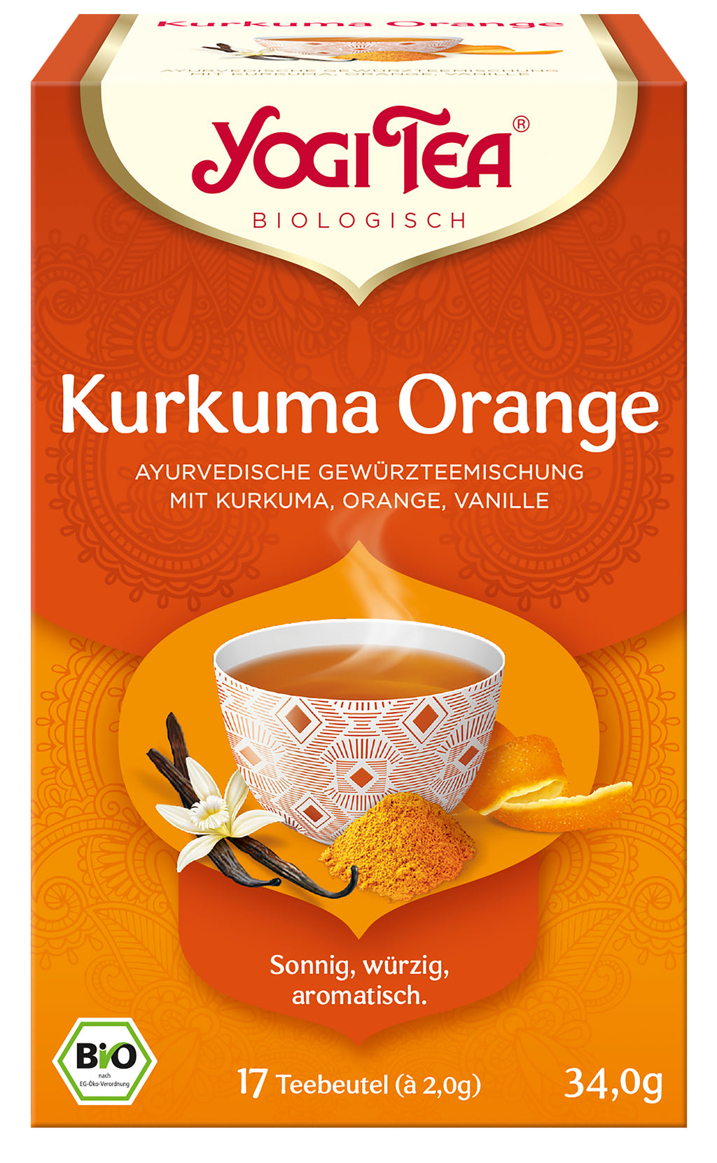 Kurkuma Orange Tee 17 Stk