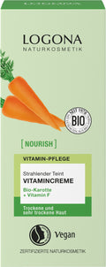 NOURISH Strahlender Teint Vitamincreme mit BioKaro 50 ml