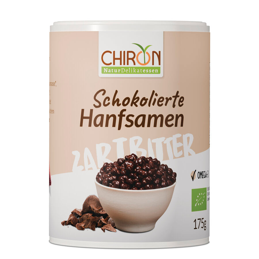Schokolierte Hanfsamen in ZB-Schokolade 175 g