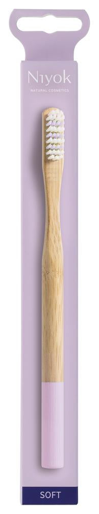Bambuszahnbürste adult medium flieder 1 Stk