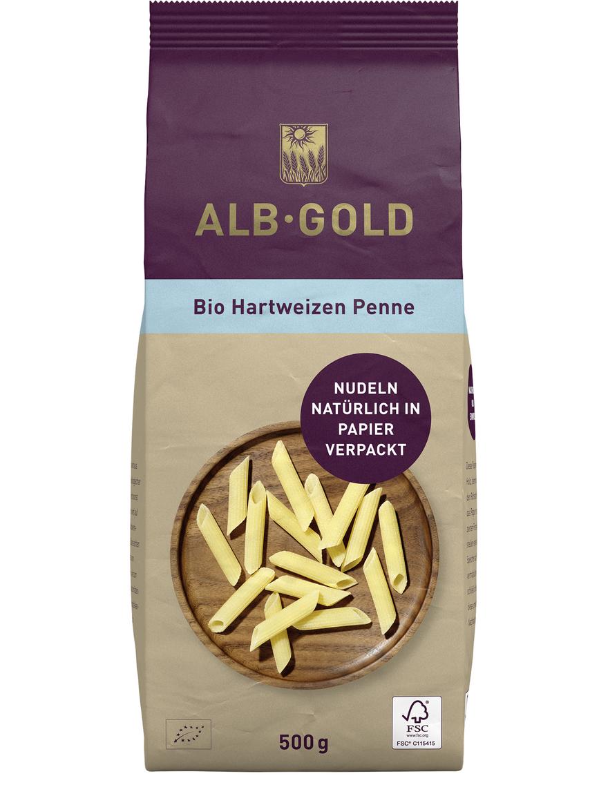 Penne Hartweizen Papierverpackung 500 g