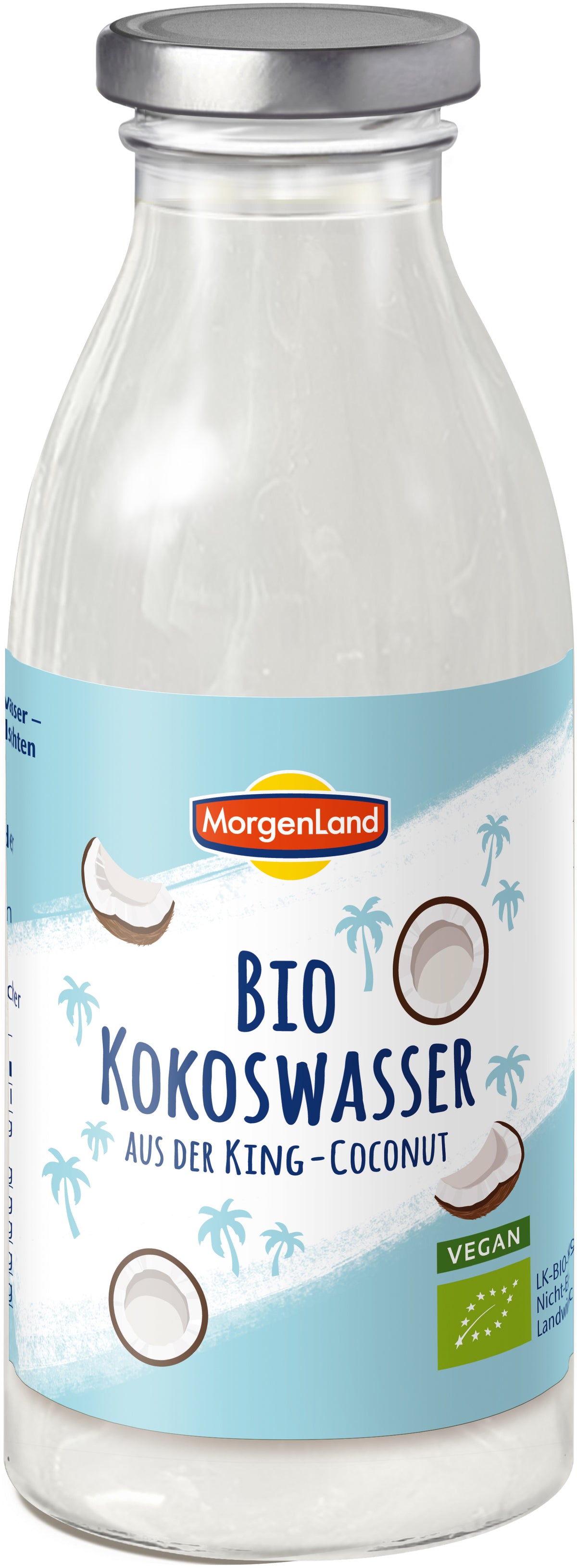 Kokoswasser aus der King-Coconut im Glas 350 ml