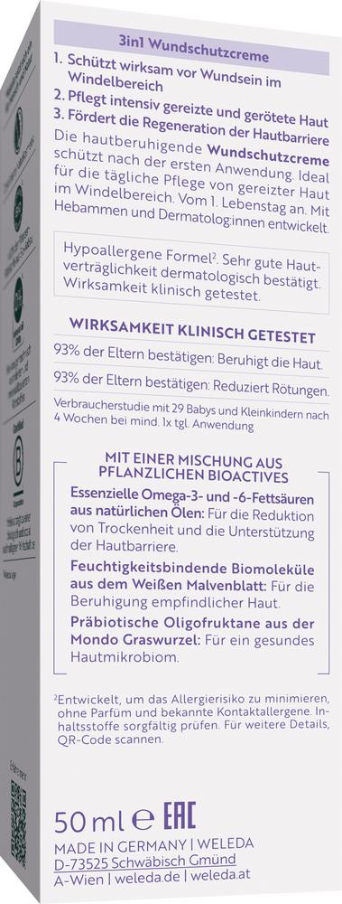 Med 3in1 Wundschutzcreme Weisse Malve 50 ml