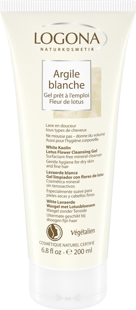 Weiße Lavaerde Waschcreme Lotusblüte 200 ml