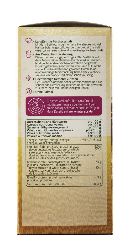 Butter-Zwieback demeter 150 g
