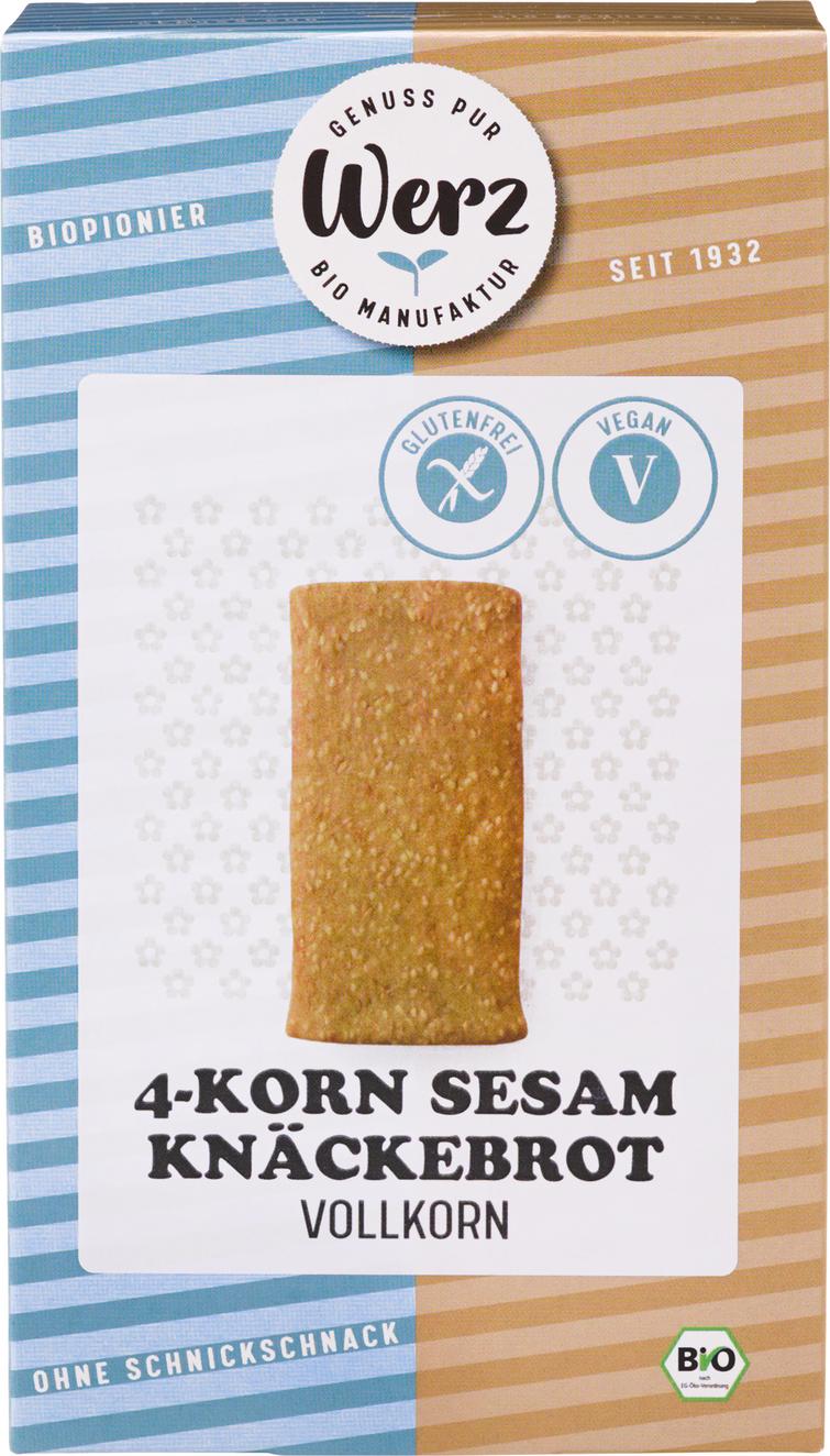 4-Korn-Sesam-Knäckebrot 150 g