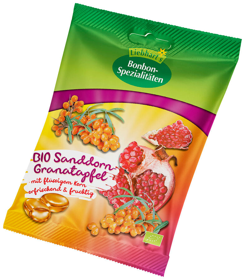 Granatapfel-Sanddorn Bonbons 100 g