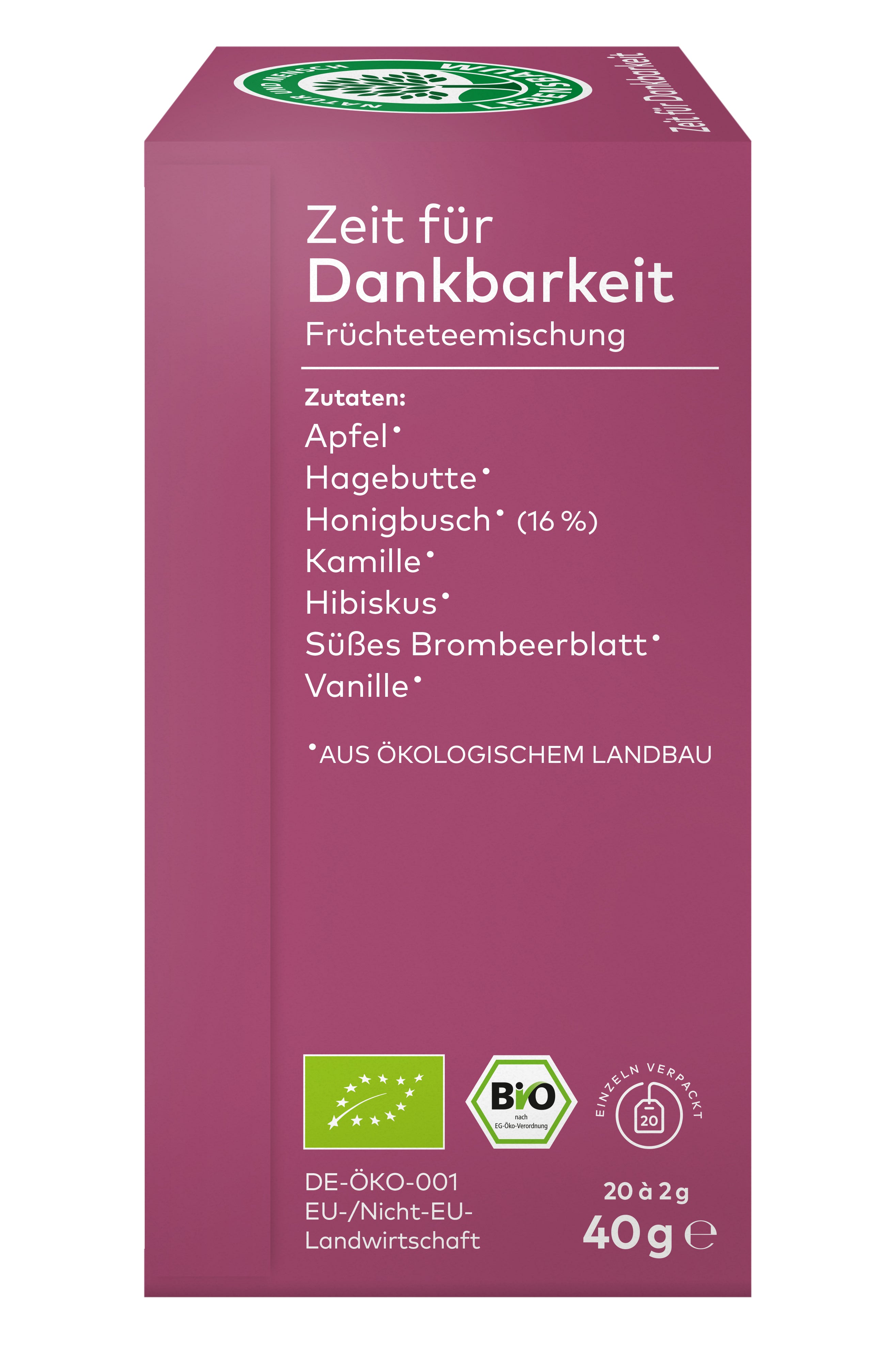 Zeit für Dankbarkeit Früchtetee 40 g