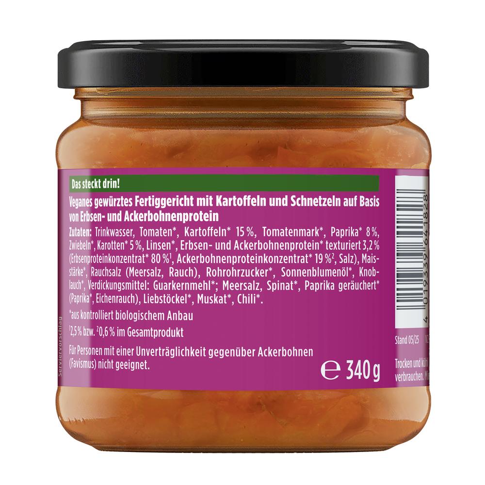 Veggie Bauerntopf mit Kartoffeln im Glas 340 g