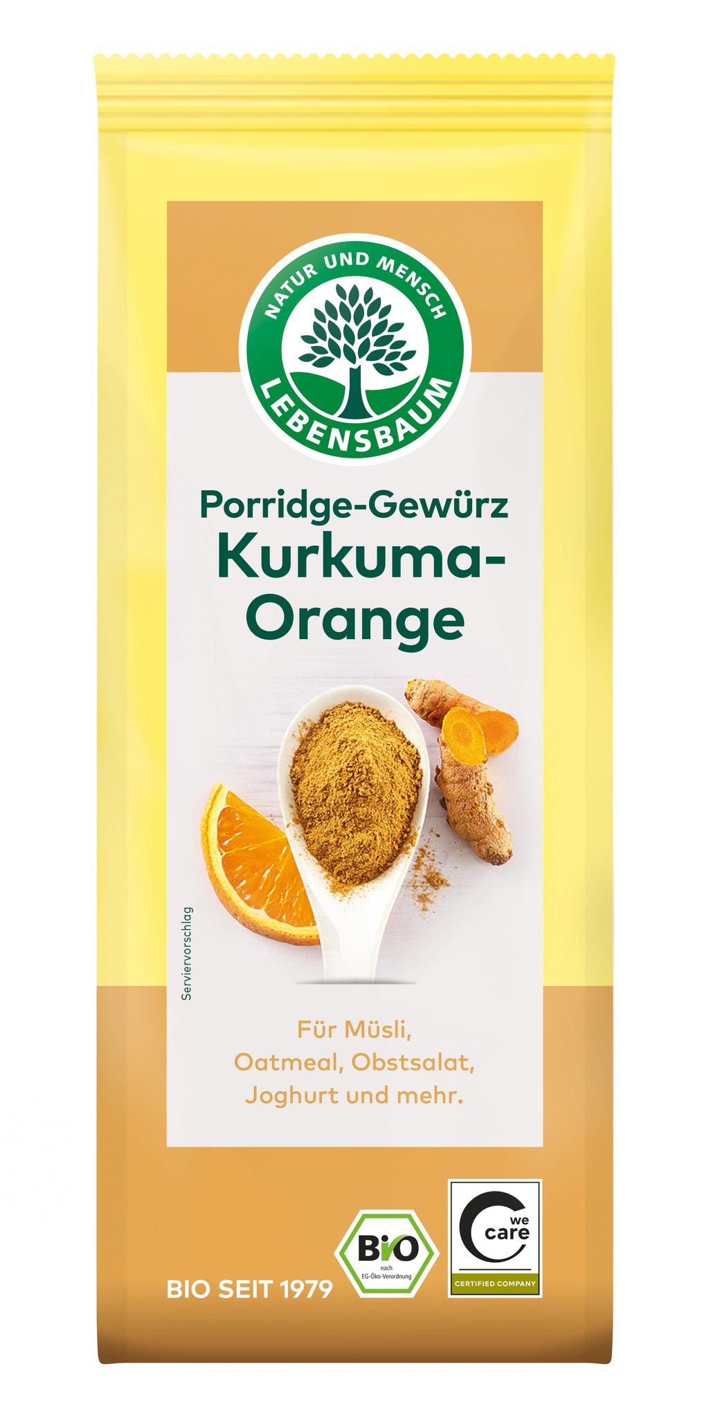 Kurkuma-Orange Porridge-Gewürz 50 g