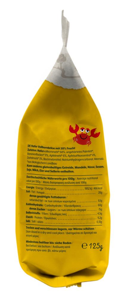 Karibix Hafer-Vollkorn-Fruchtkekse 125 g