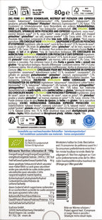 Espresso Pistacchio Dark 75% Schokolade 80 g