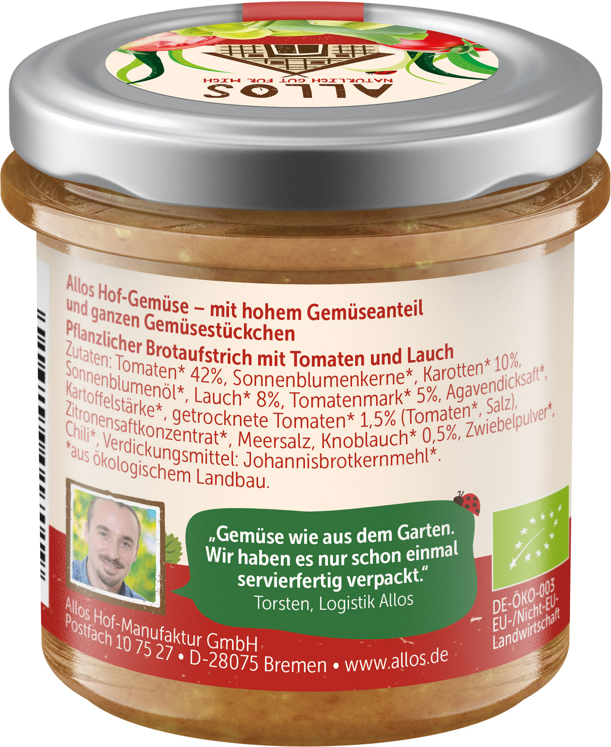 Hofgemüse Torstens Tomate-Lauch 135 g