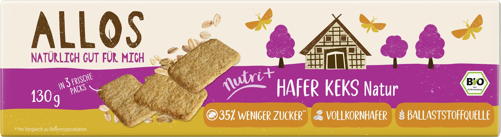 Nutri + Keks Hafer Natur 130 g