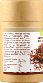 Kala Namak Schwarzsalz gemahlen im Streuer 120 g