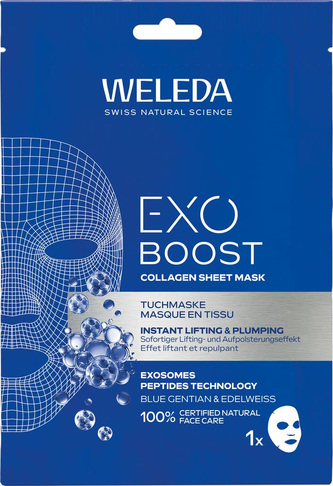 Exo Boost Collagen Tuchmaske Blauer Enzian 20 ml