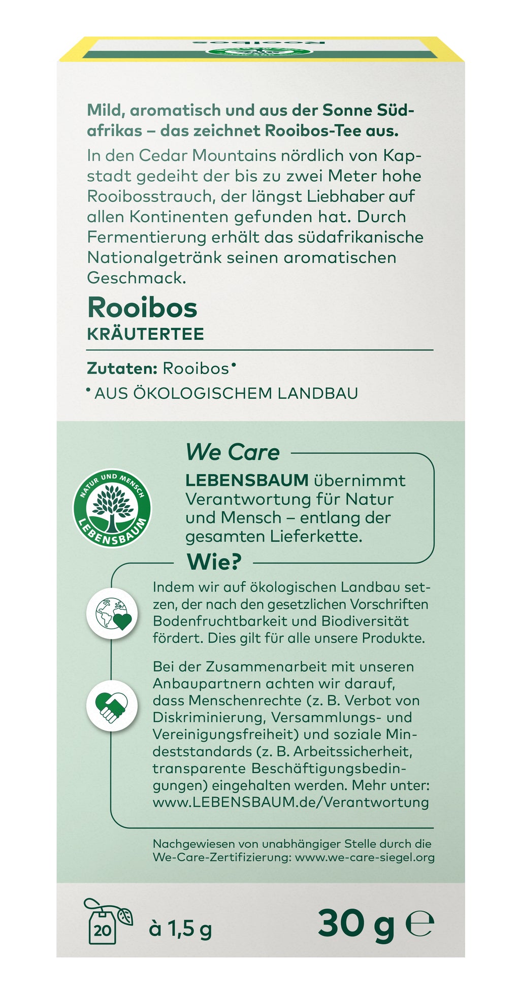 Rooibos Kräutertee 30 g