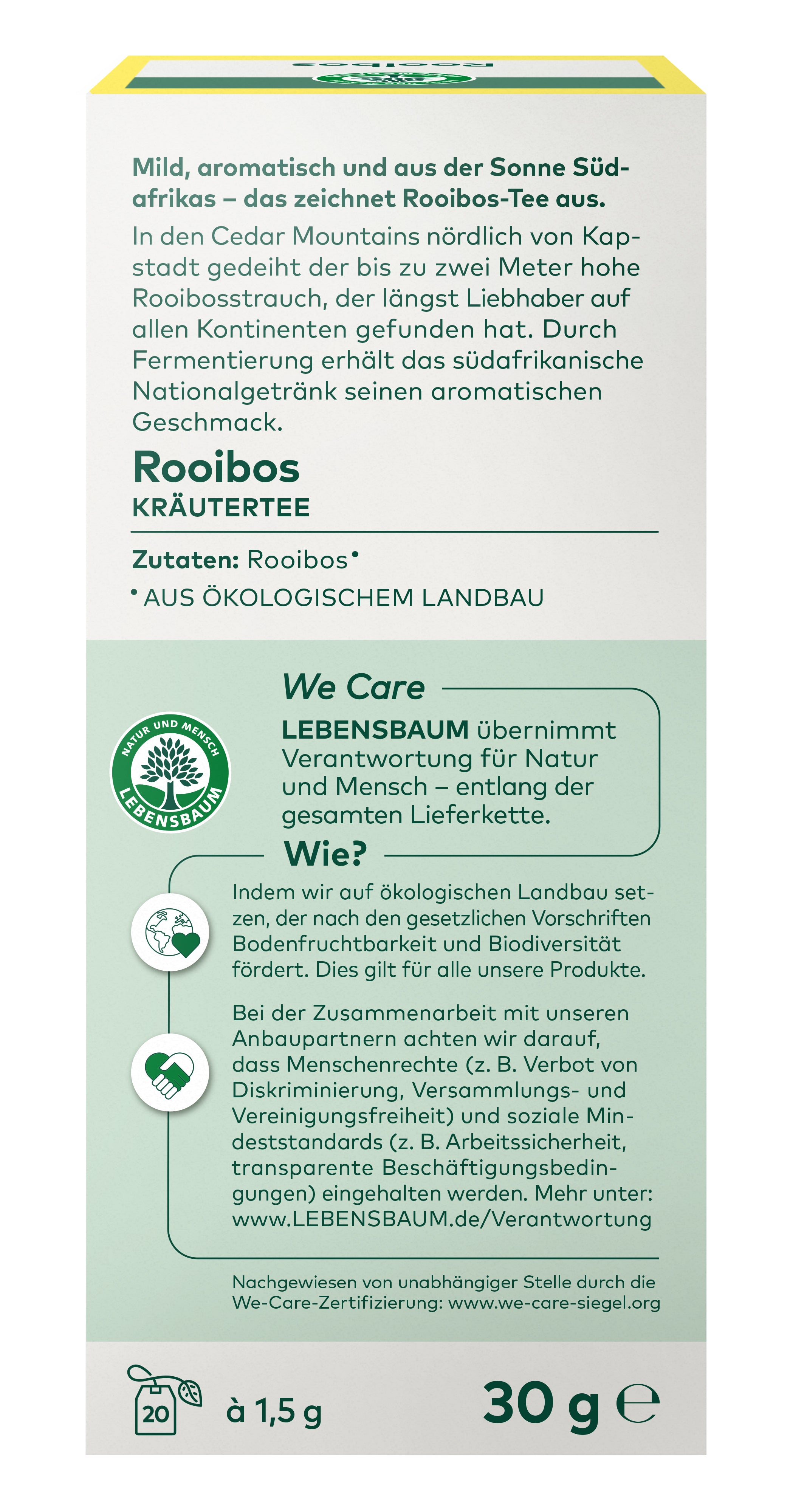 Rooibos Kräutertee 30 g