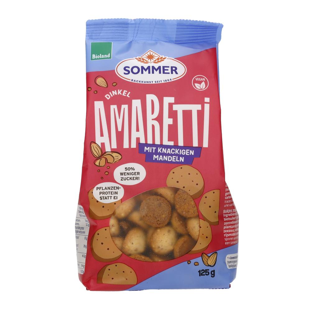 Dinkel Amaretti mit Mandeln 125 g