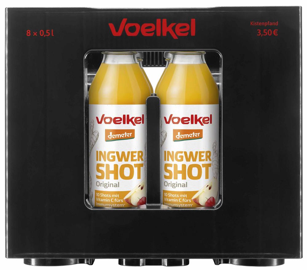 Ingwer Shot mit Apfelsaft & Vit.C aus Acerola deme 500 ml