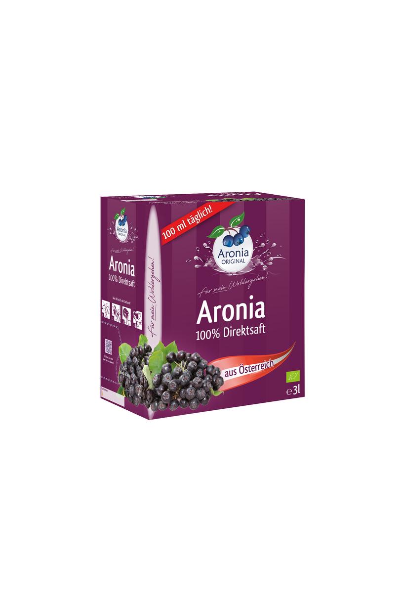 Aronia Direktsaft aus Österreich 3 l