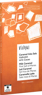 Caramel Inka-Salz Schokolade mit Kokosblütenzucker 80 g