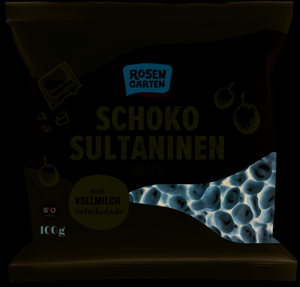 Schoko Sultaninen Snack 100 g