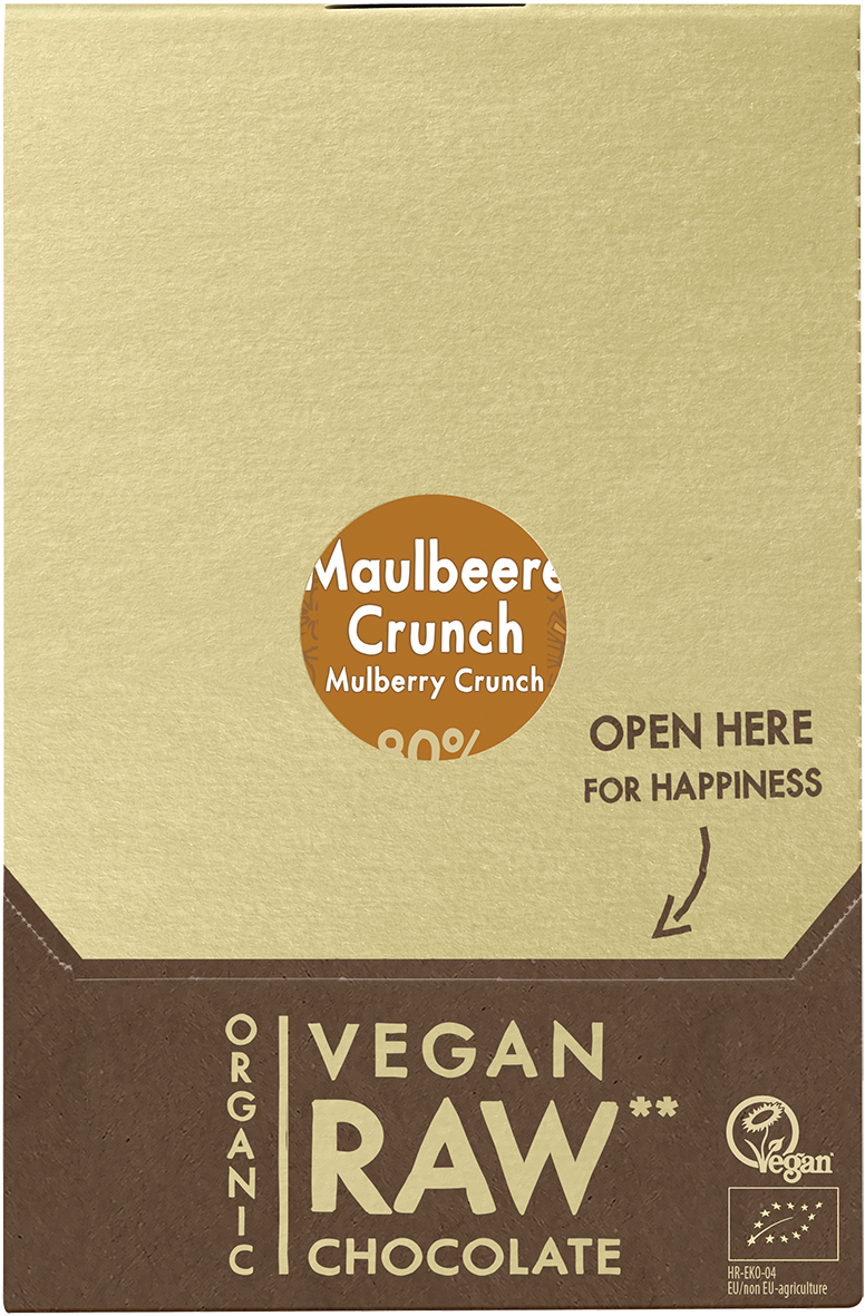 Lovechock Maulbeere-Crunch 81% Kakao 40 g