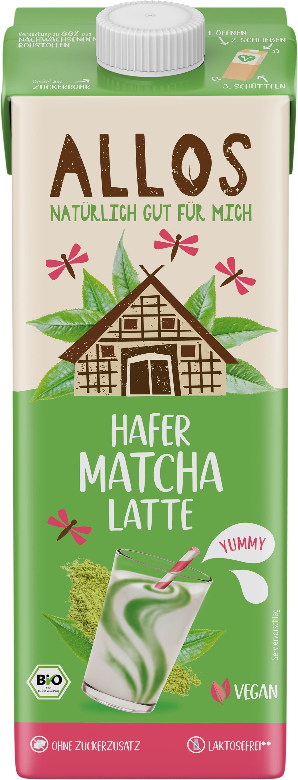 Hafer Matcha Latte Drink 1 l