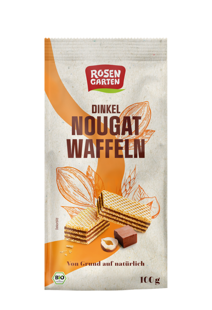 Dinkel-Nougat Waffeln 100 g