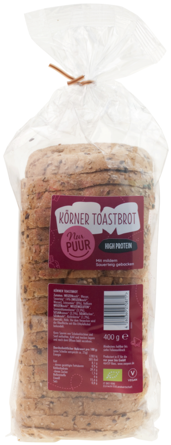 Körner Toastbrot (high Protein) 400 g