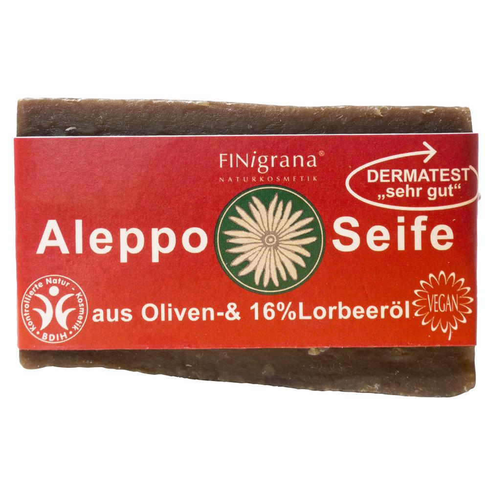 Aleppo Olivenseife mit 16% Lorbeeröl 180 g