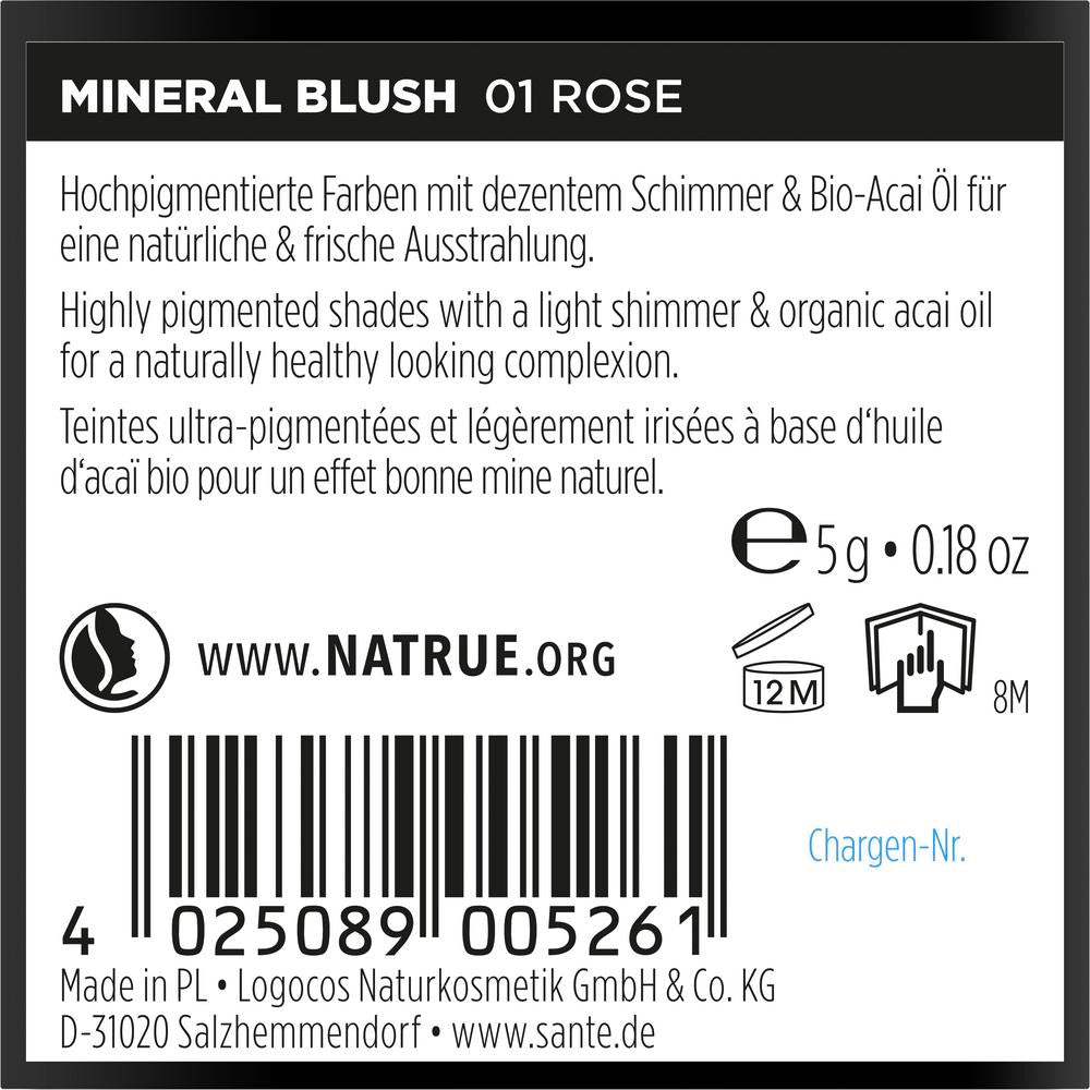 Mineral Blush 01 Rose 5 g