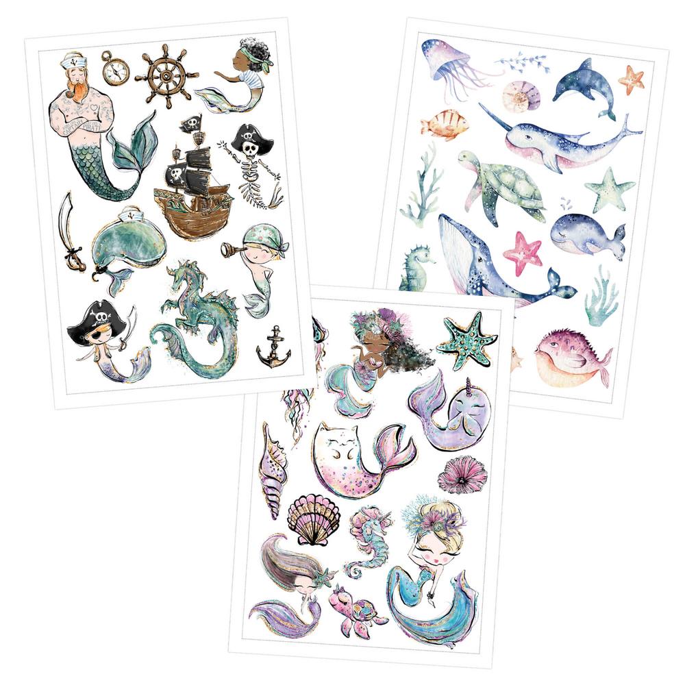 Kindertattoos Kollektion Planschende Bande 1 Stk