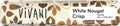 White Nougat Crisp Riegel mit Reisdrink 35 g