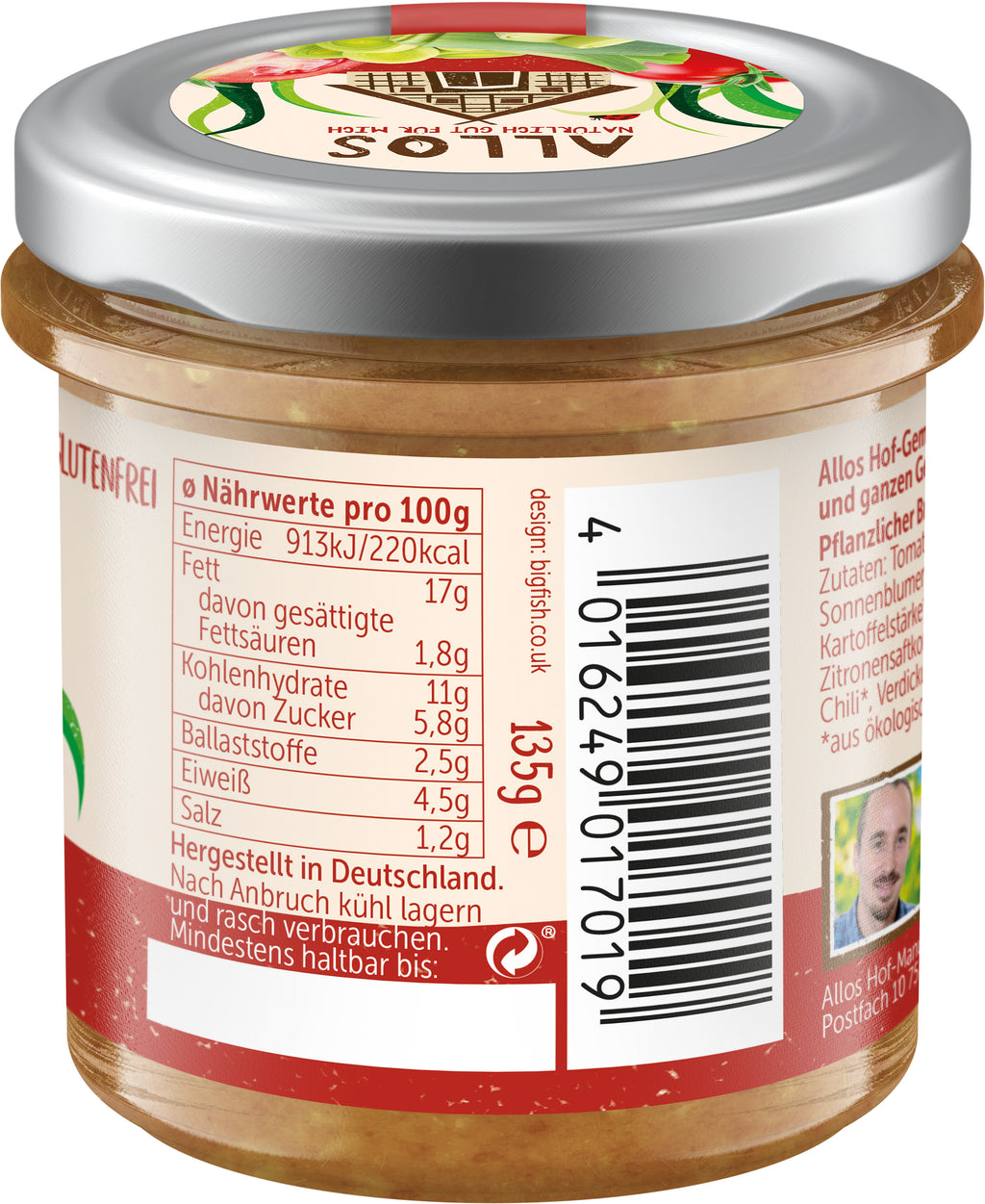 Hofgemüse Torstens Tomate-Lauch 135 g