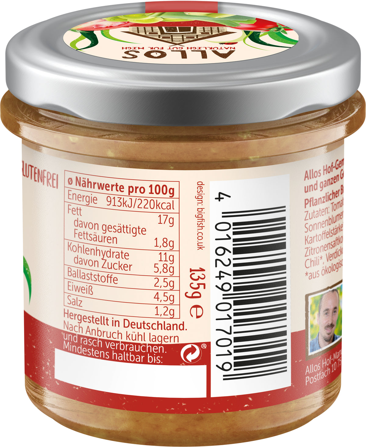 Hofgemüse Torstens Tomate-Lauch 135 g