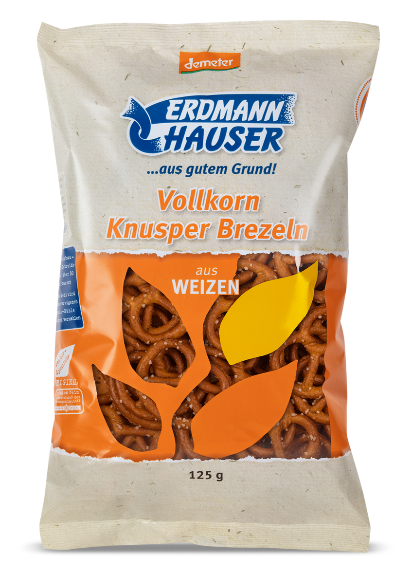 Weizen-Knusperbrezeln demeter 125 g