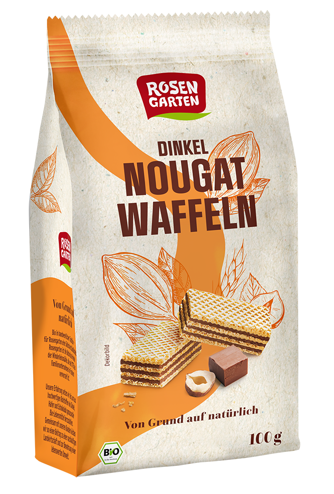 Dinkel-Nougat Waffeln 100 g