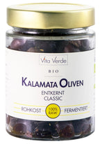 Kalamata Oliven entkernt classic in 100 % Rohkostq 180 g