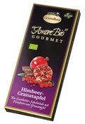Himbeer-Granatapfel Zartbitter-Schokolade 100 g