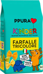 Kinder Farfalle tricolore Hartweizen & VK-Grieß 500 g