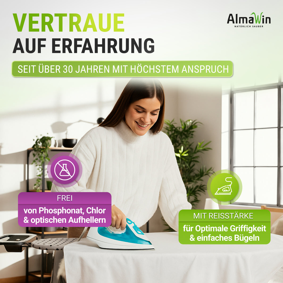 Vollwaschmittel 36 Waschgänge 2 kg