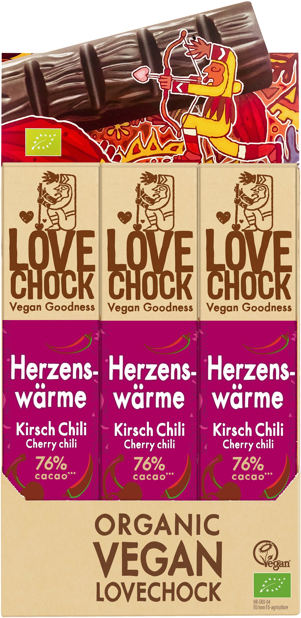 Lovechock Herzenswärme Kirschen & Cayenne-Pfeffer 40 g