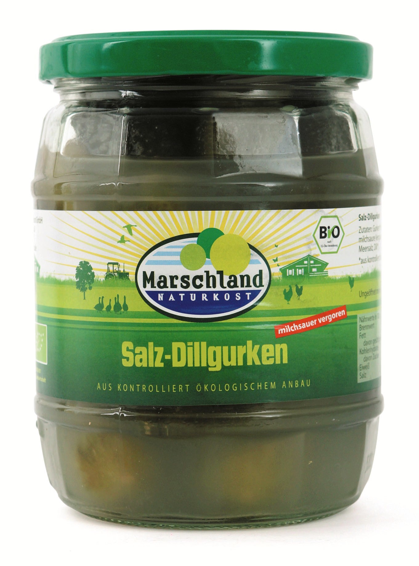 Salz-Dillgurken milchsauer vergoren 580 ml