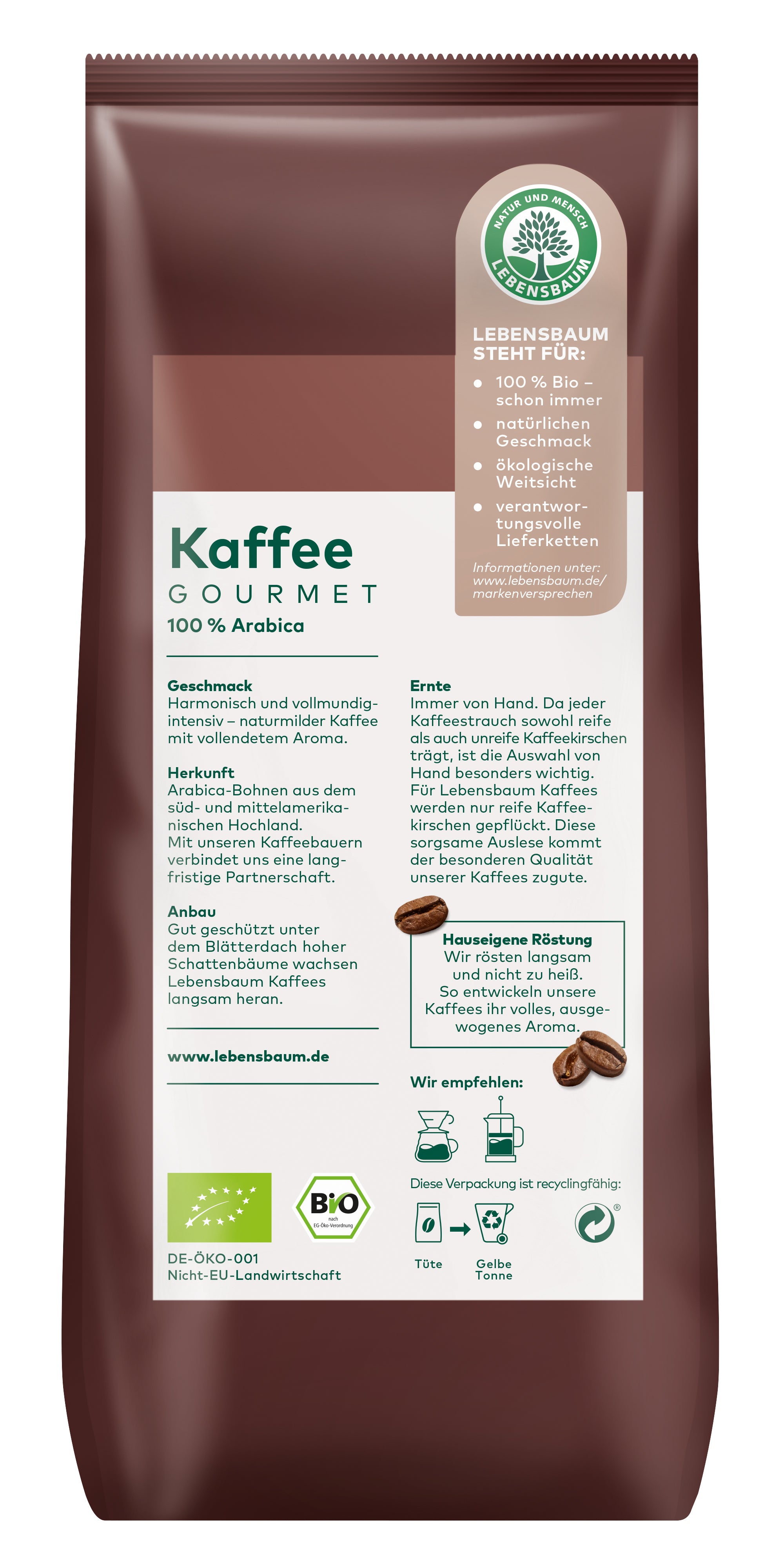 Gourmet-Kaffee kräftig gemahlen 500 g