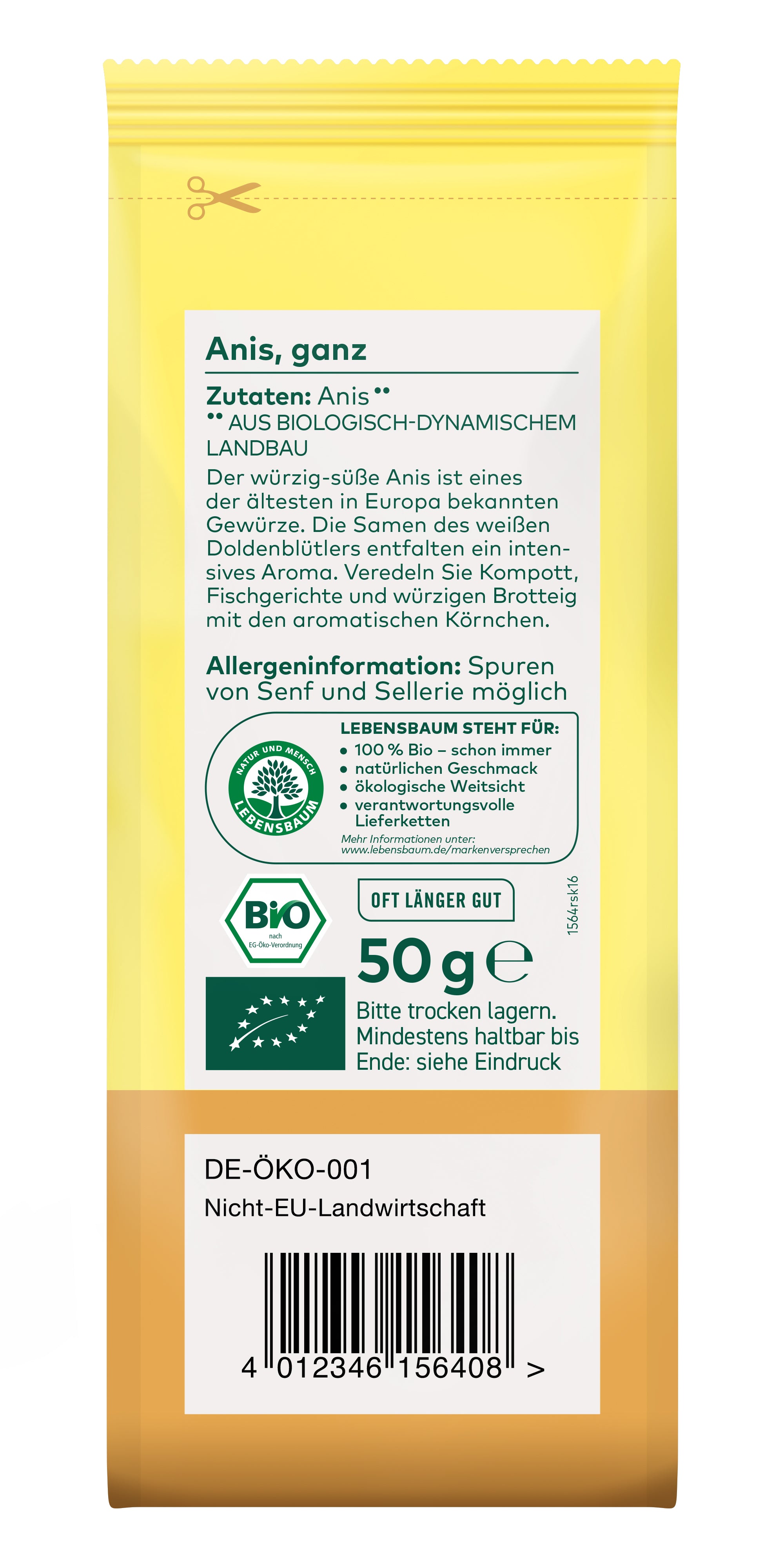 Anis  ganz  demeter 50 g